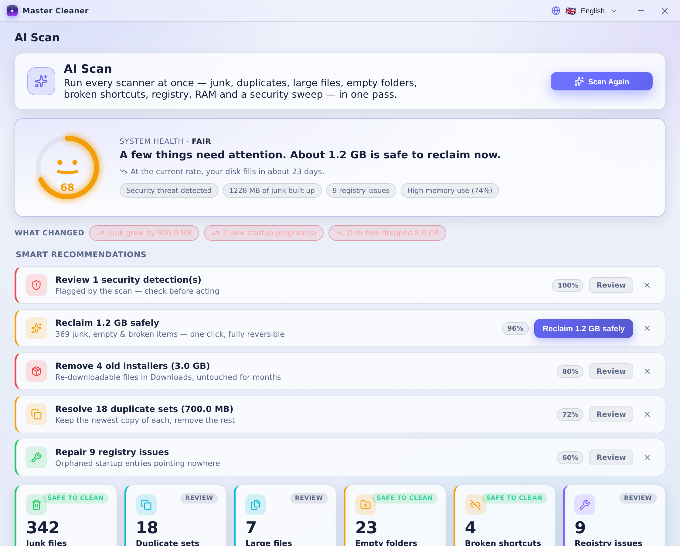 AI Scan insights